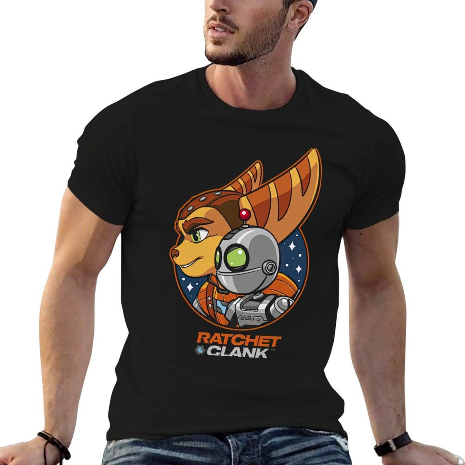 Streetwear Brand T Shirt - Ratchet and Clank Rift Apart Held