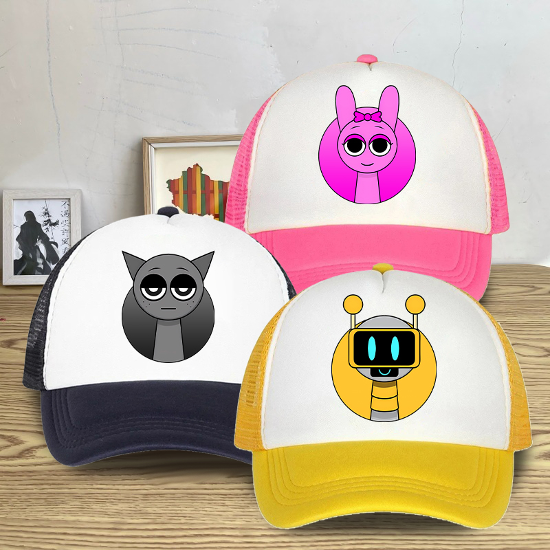 Streetwear Brand Hats - Sprunki Sommer Mesh Baseball Cap Jungen