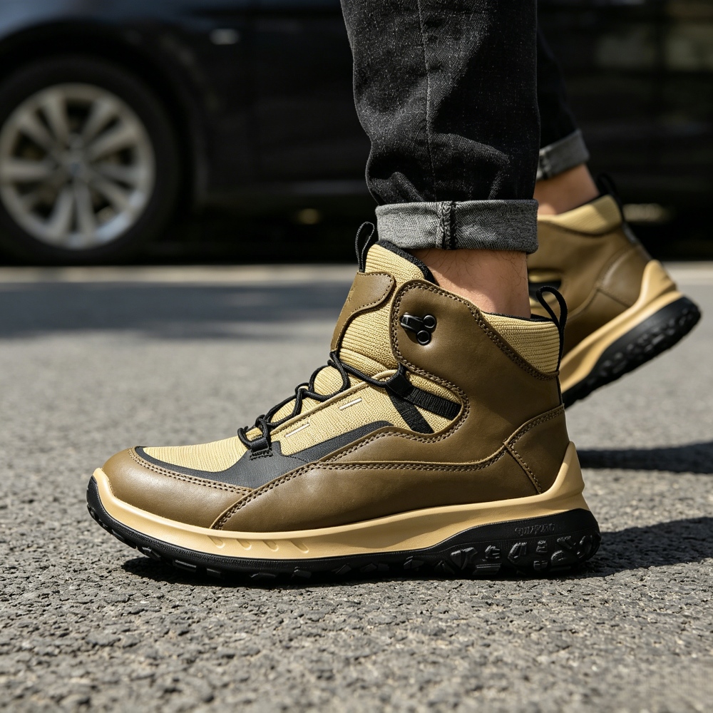 Streetwear Brand Designs - High-Top Lederschuhe für Herren Luxusmarke Original