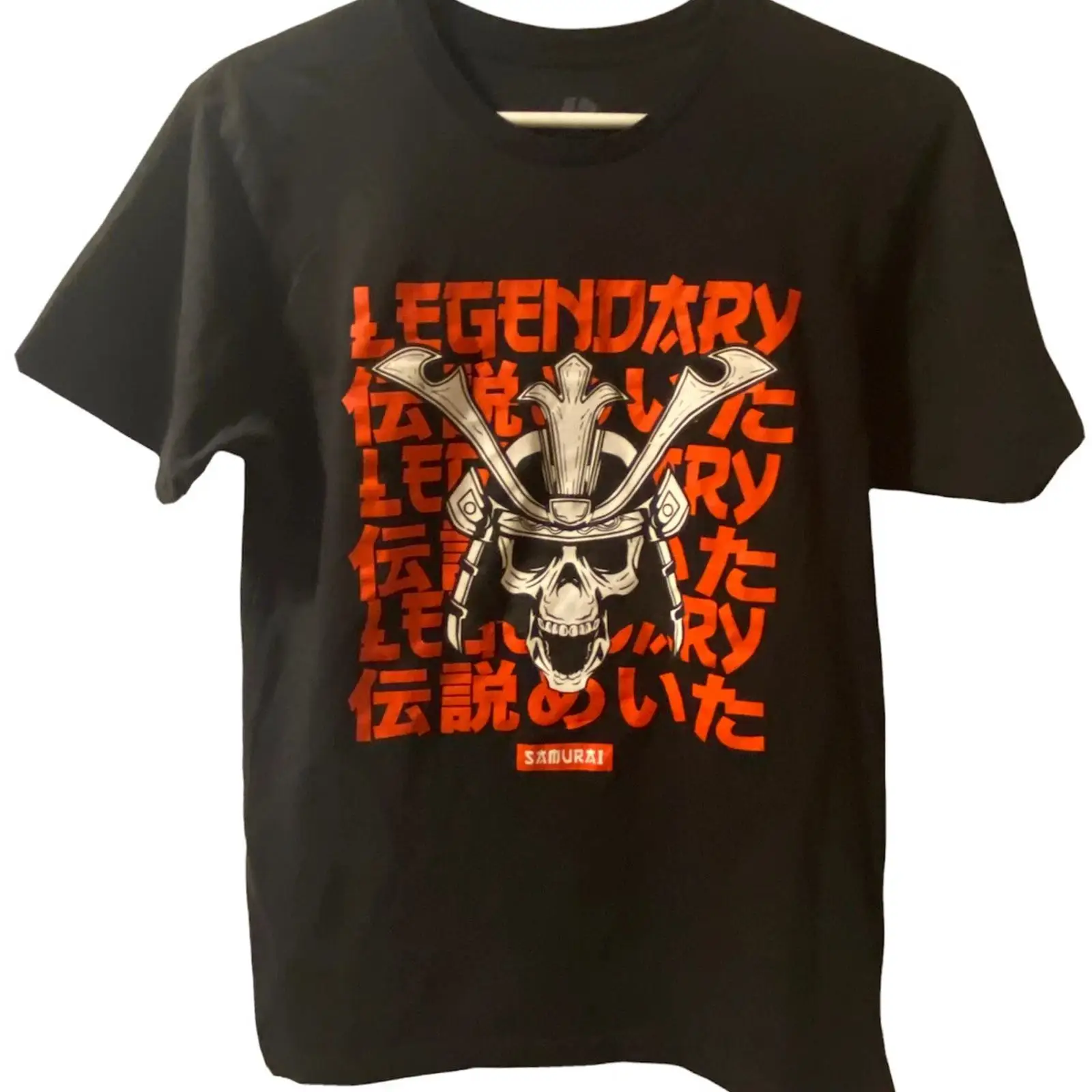 Japanese Brand Streetwear Vintage - Legendäre Marke Japanisches Samurai-Themen-T-Shirt EUC Vintage
