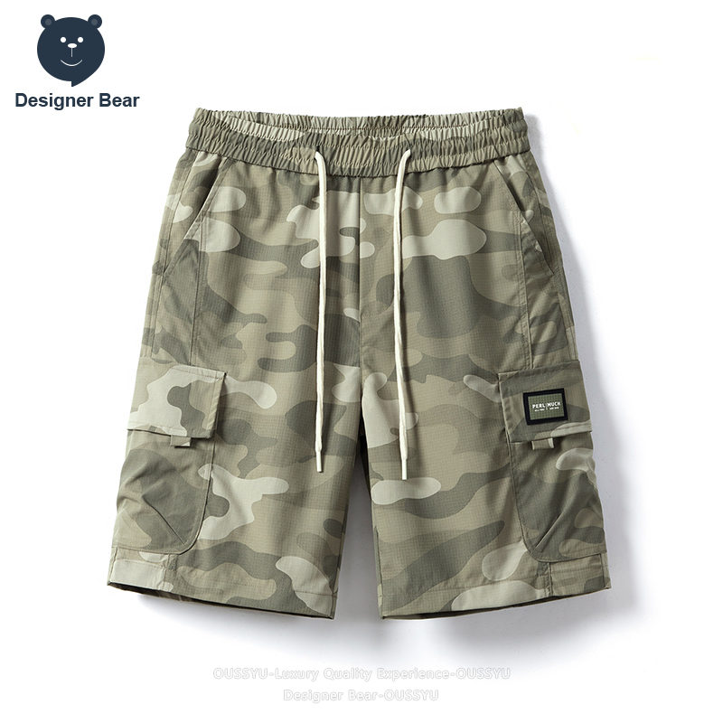 Streetwear Brand Designs - Markenkleidung Sommer Cargo Camo Shorts Herren