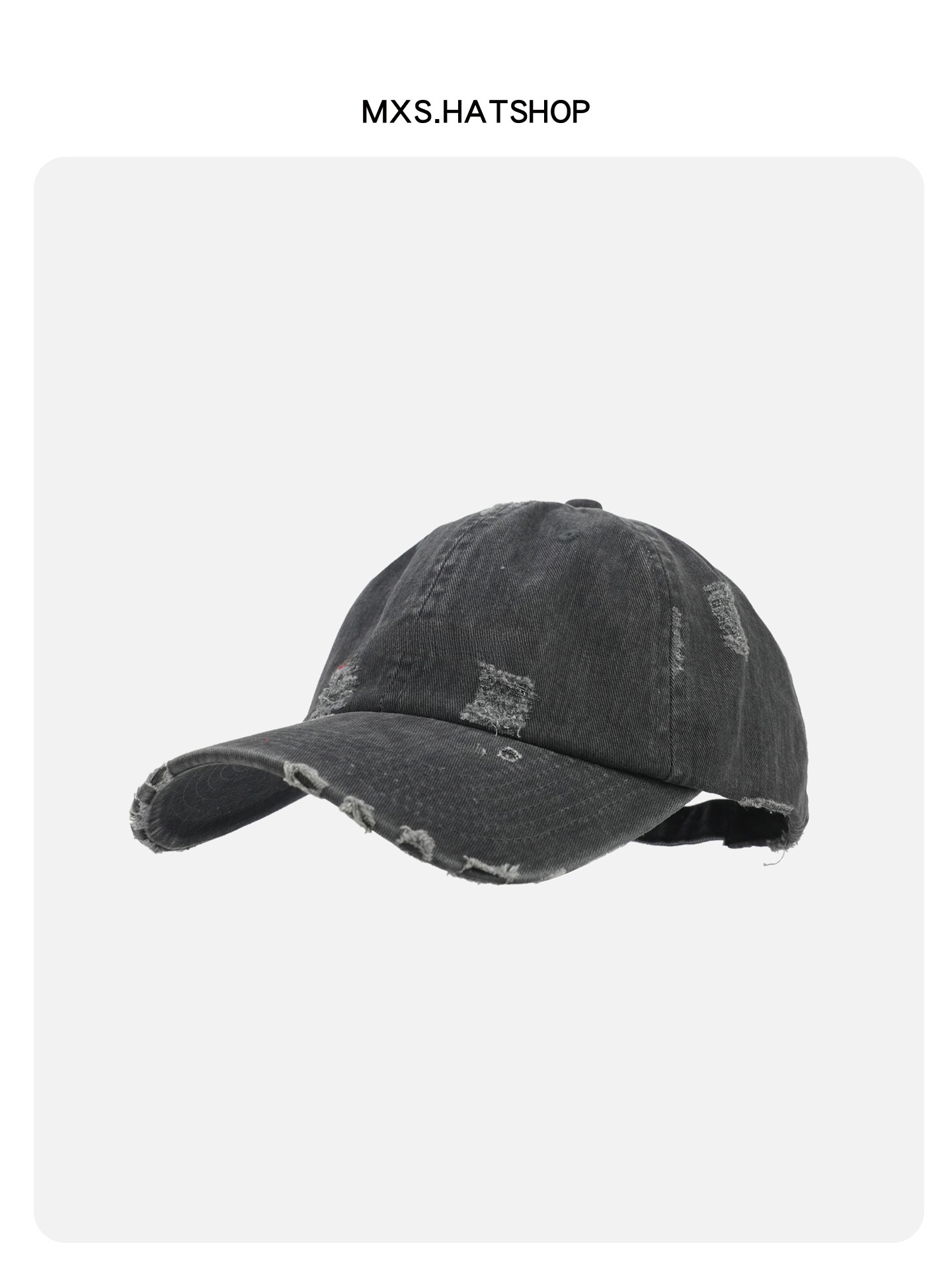 Streetwear Brand Red - Retro Washed Baseball Cap, verstellbar, im