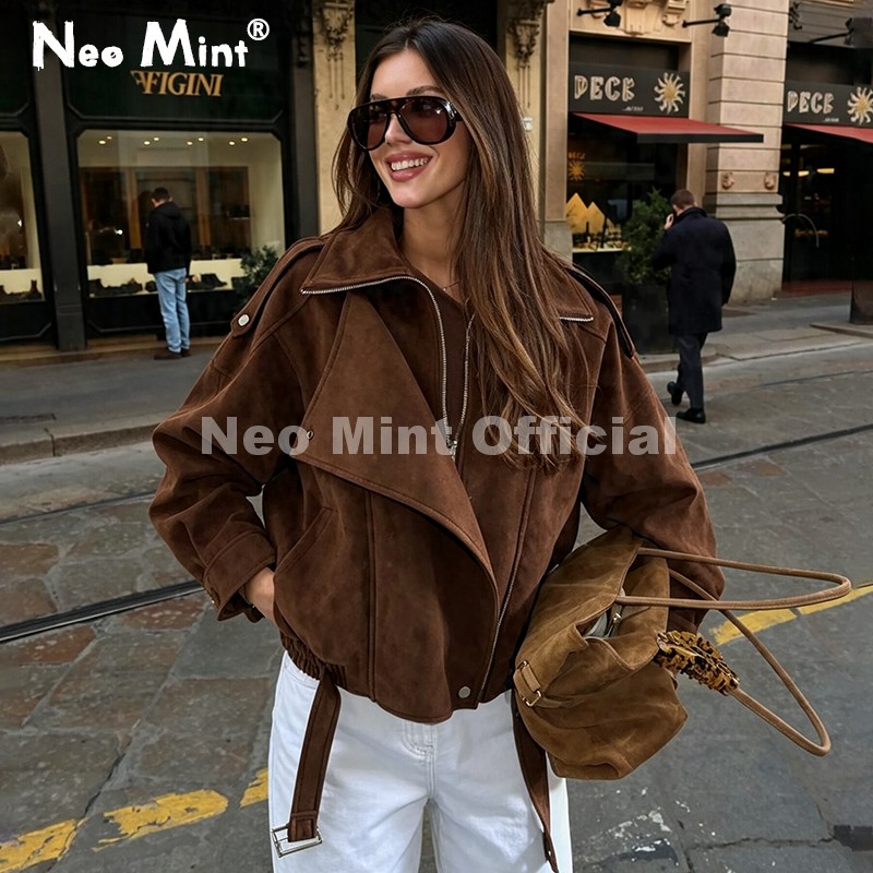 Streetwear Brand Designs - Neo Mint Herbst Neue Braune Übergroße