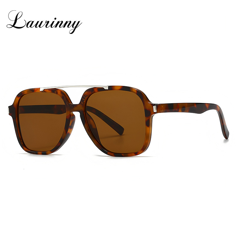 Streetwear Brand Designs - Modische Piloten-Sonnenbrille für Damen, Markendesign, Top-Bar