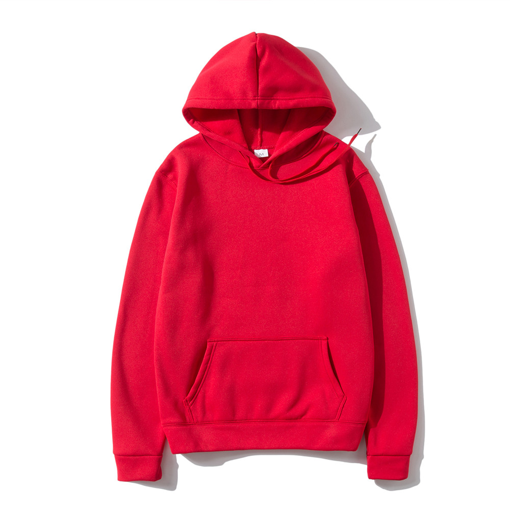 Streetwear Brand Red - Männer Frau Hoodies Sweatshirts Mode einfarbig