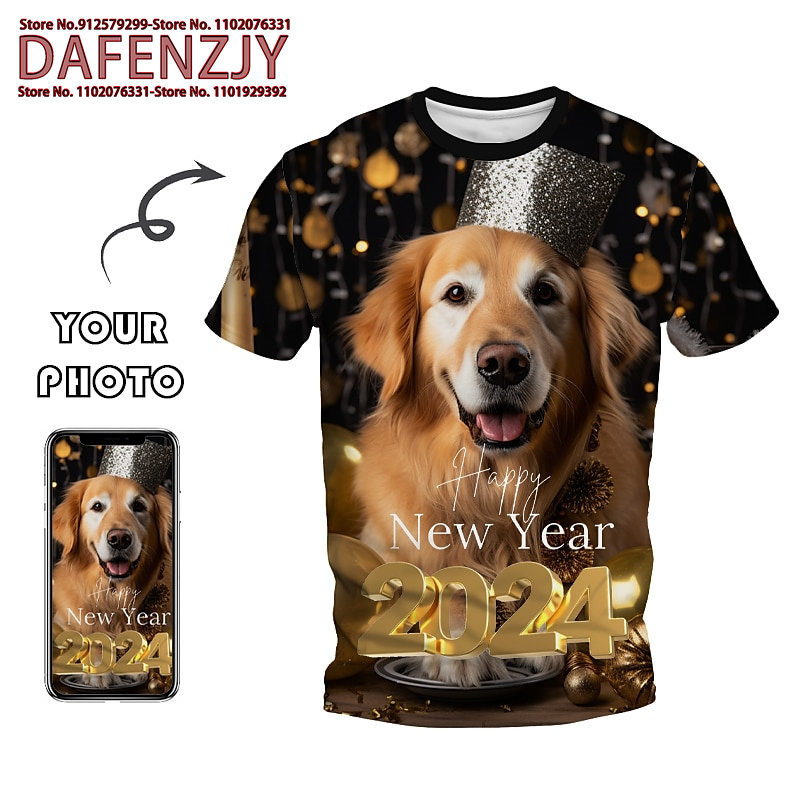 Streetwear Brand T Shirt - Benutzer definierte lustige Haustier Foto 3d