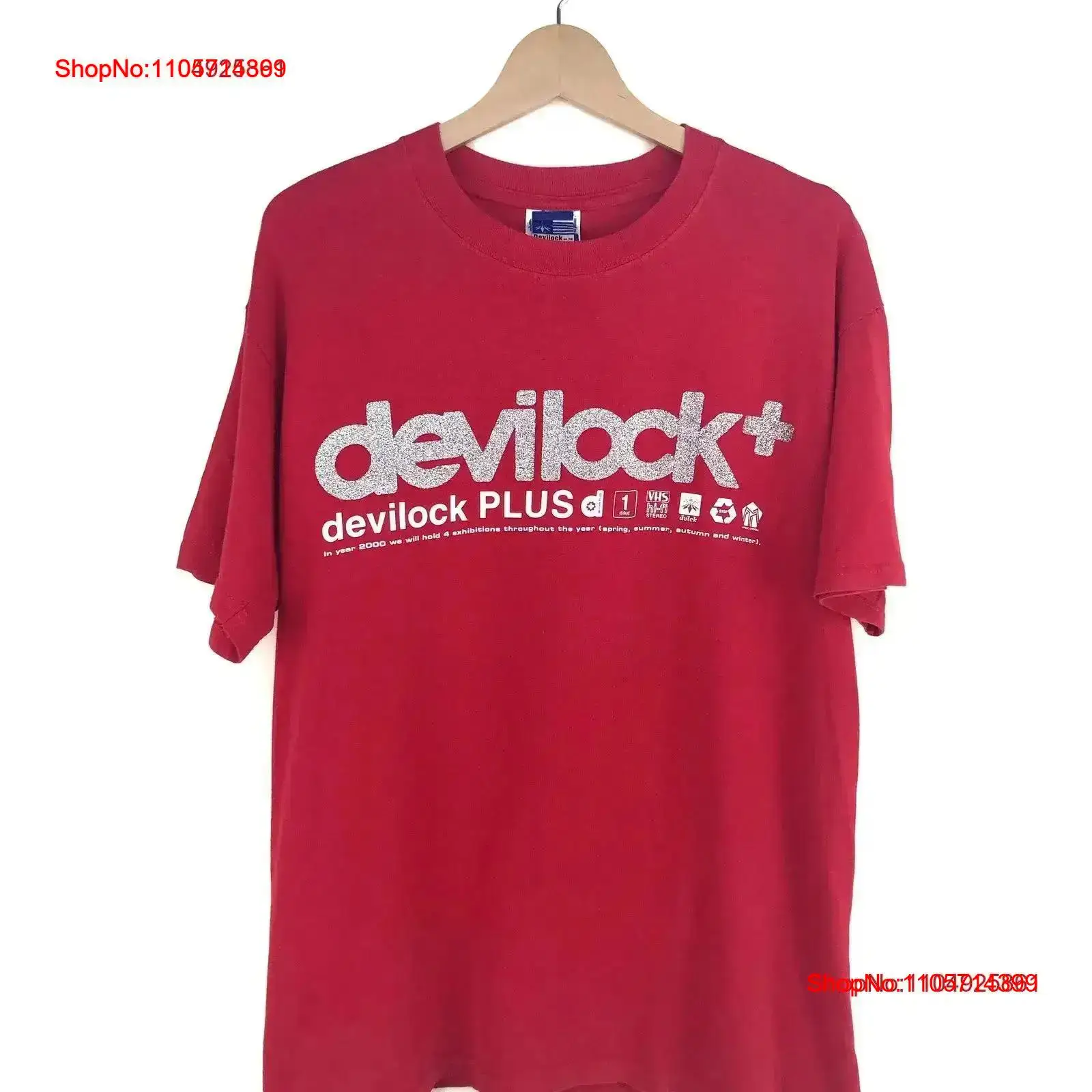 Japanese Brand Streetwear Vintage - Vintage DEVILOCK PLUS T-Shirt Streetwear Mittlere