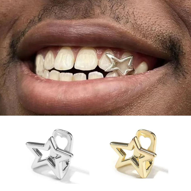 Streetwear Brand Hats - Halloween Unregelmäßige Hohl Pentagramm Stern Zähne