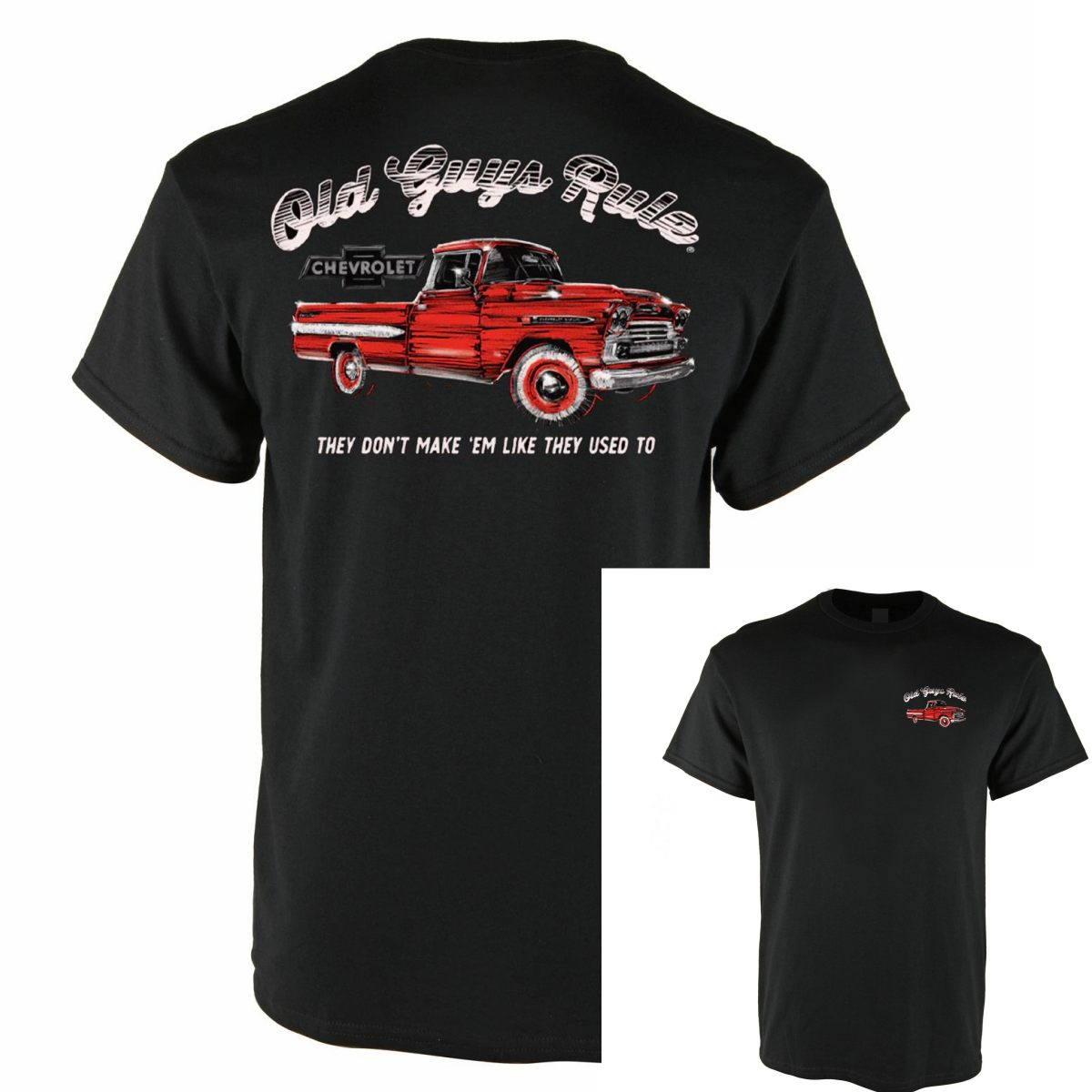 Streetwear Brand Red - Big Red Truck Classic Retro Modified