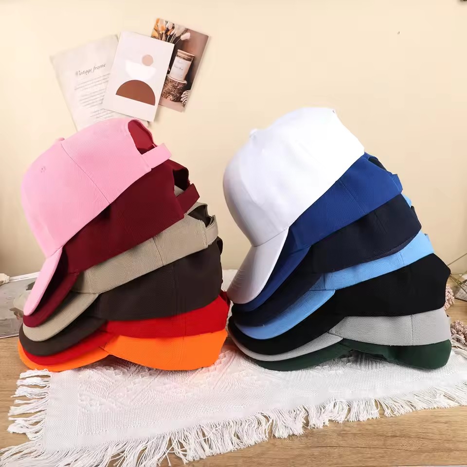 Streetwear Brand Hats - Einfarbige Baseballkappen für Damen und Herren,