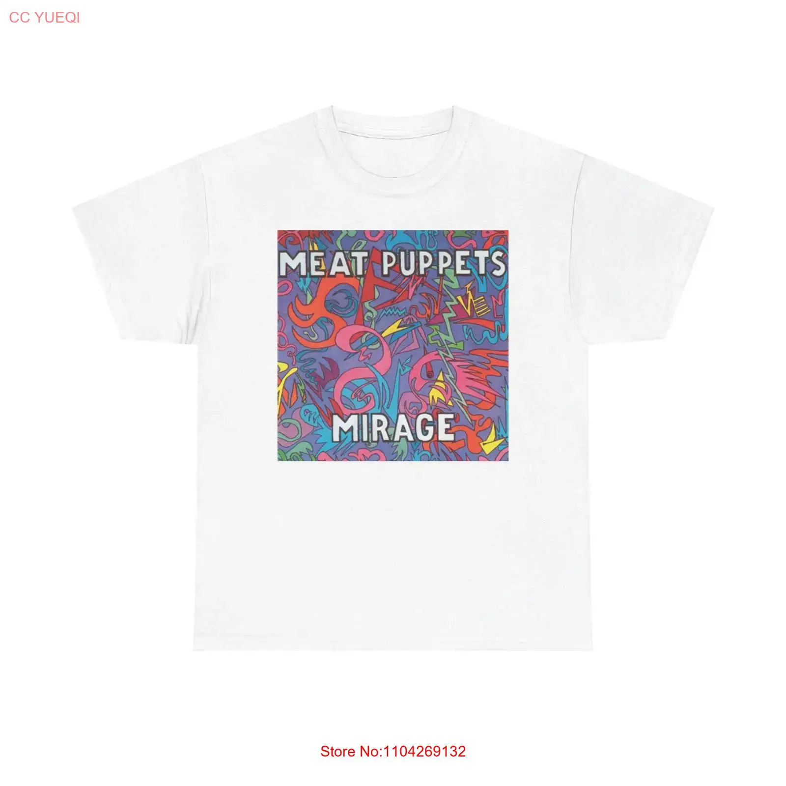 Streetwear Brand Graphic Designer - Meat Puppets Mirage T-Shirt aus schwerer