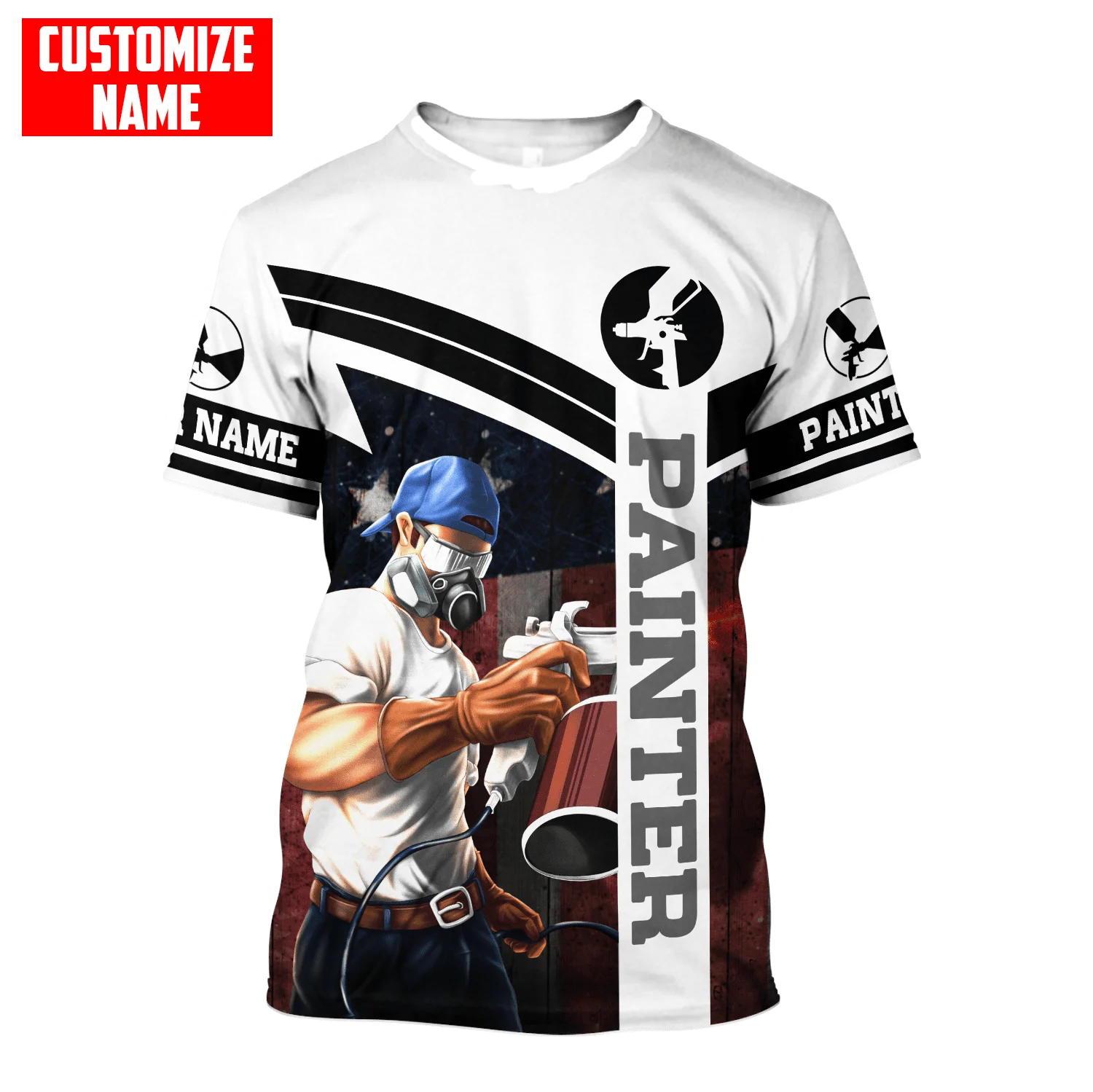 Personalisierte Name Maler 3D  – Streetwear Brand T Shirt Bewertung und Preis