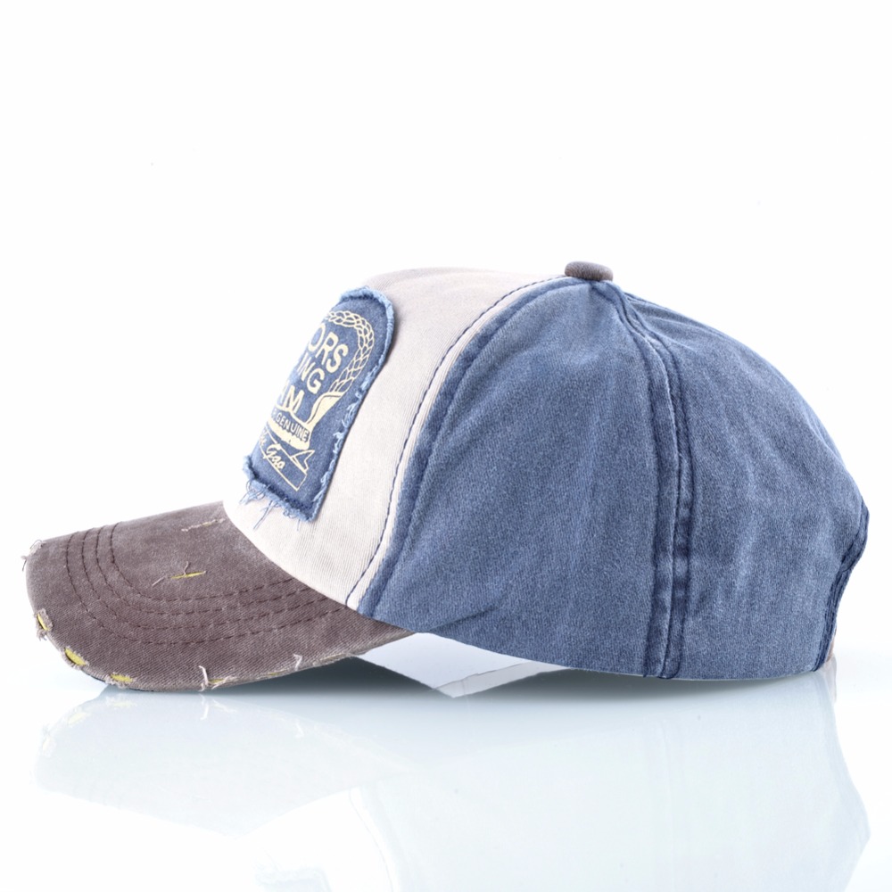Mode Gewaschen Denim Baseball  – Streetwear Brand With K Bewertung und Preis