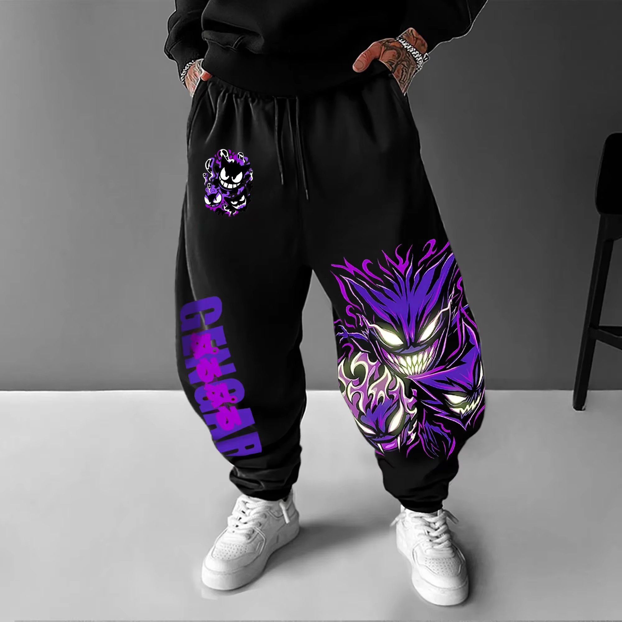 Y2K 2026 Pokemon Gengar Baumwo – Streetwear Brand Hats Bewertung und Preis