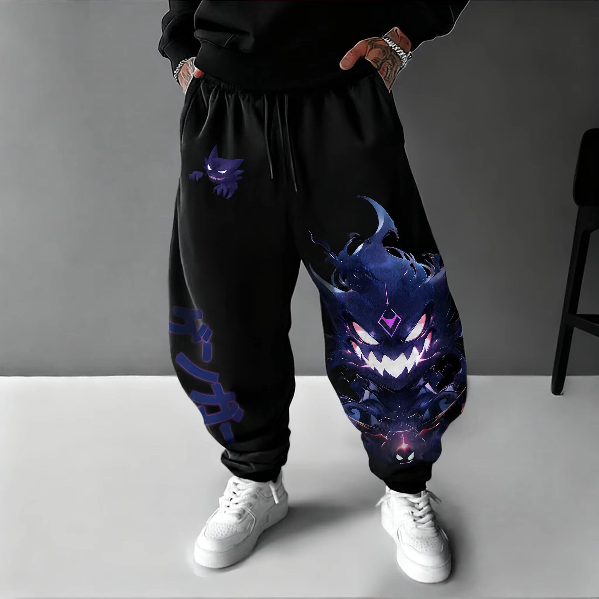 Y2K 2026 Pokemon Gengar Baumwo – Streetwear Brand Hats Bewertung und Preis