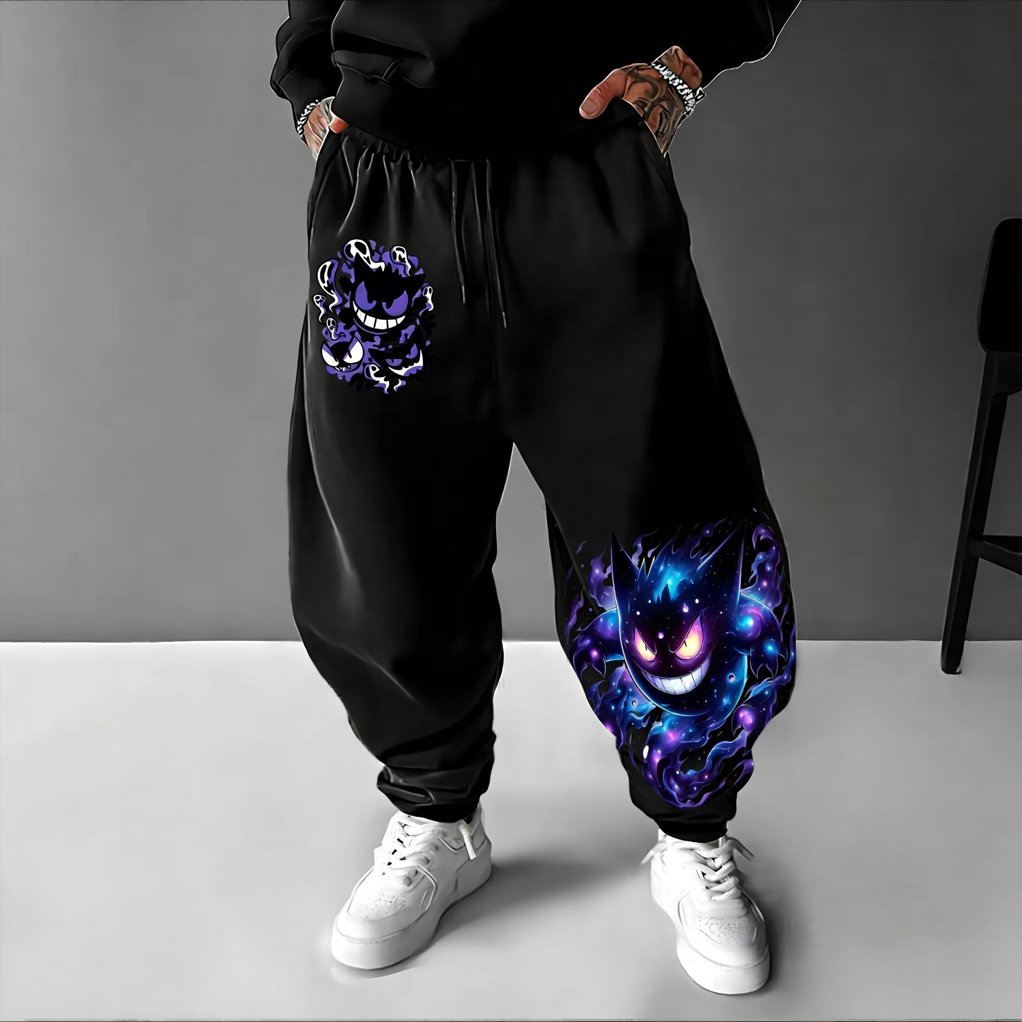 Y2K 2026 Pokemon Gengar Baumwo – Streetwear Brand Hats Bewertung und Preis
