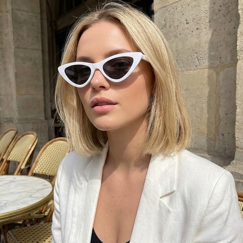 Sexy Kleine Dreieckige Cat-Eye – Streetwear Brand Red Bewertung und Preis