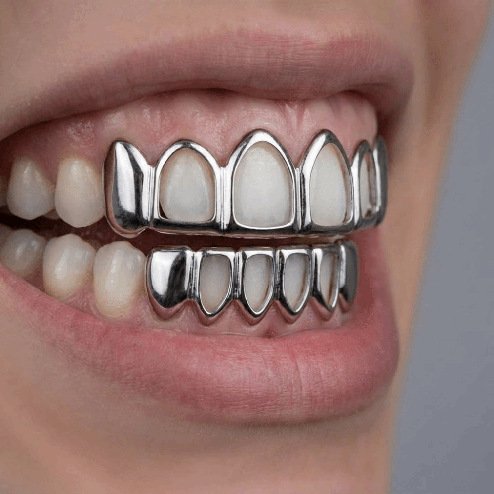 2er-Set Hip-Hop Dental Grills  – Streetwear Brand Hats Bewertung und Preis